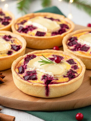 Quiches mit Ziegenkäse
