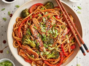 Chicken Teriyaki Nudeln