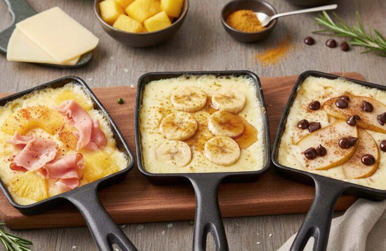 3 süße Raclette Pfännchen Ideen