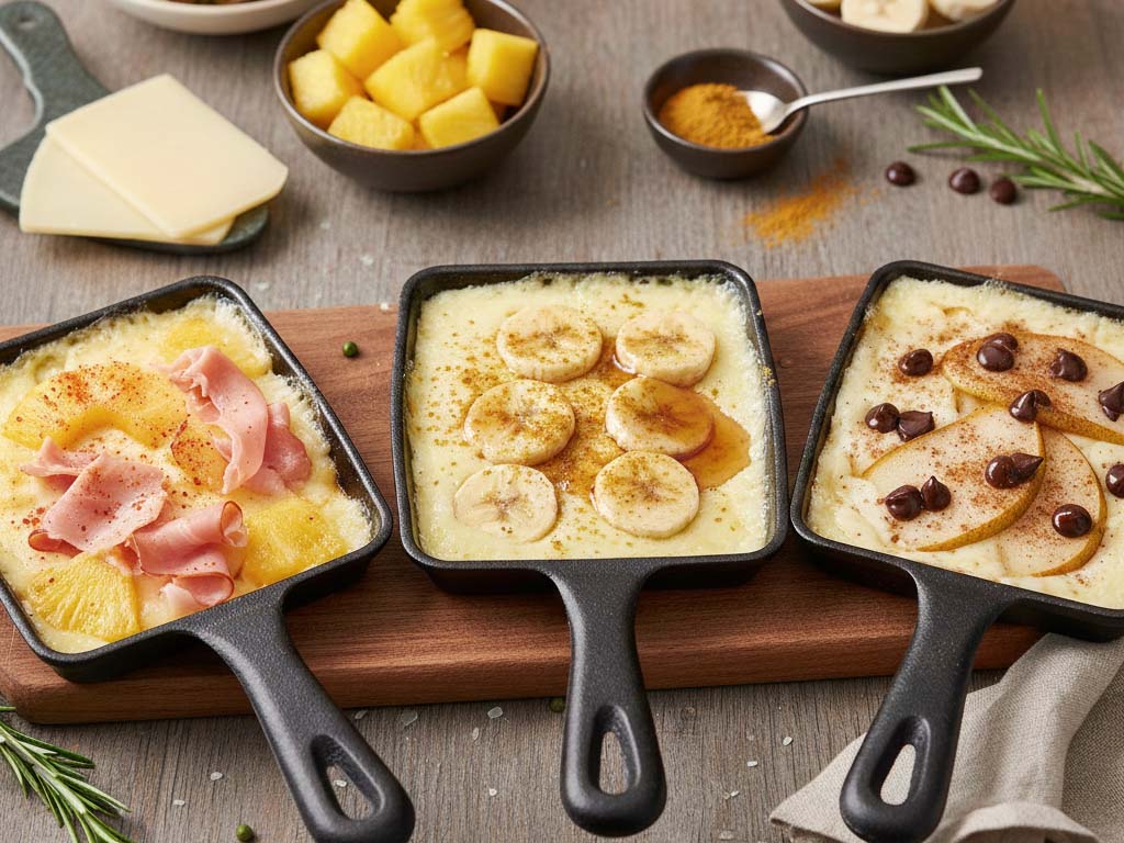 3 süße Raclette Pfännchen Ideen