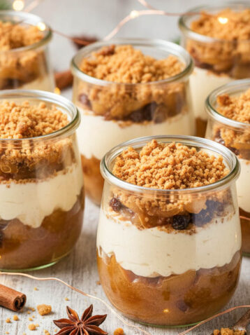 Bratapfel Traum im Glas (Schichtdessert)