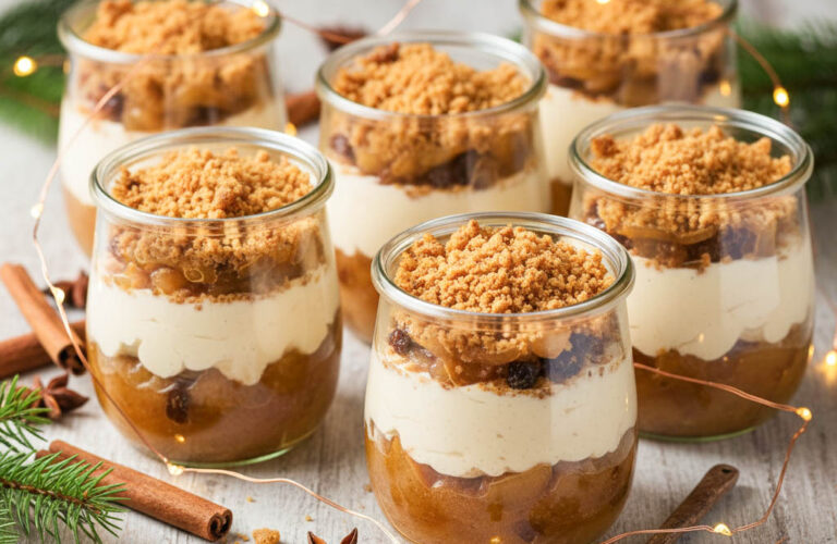 Bratapfel Traum im Glas (Schichtdessert)