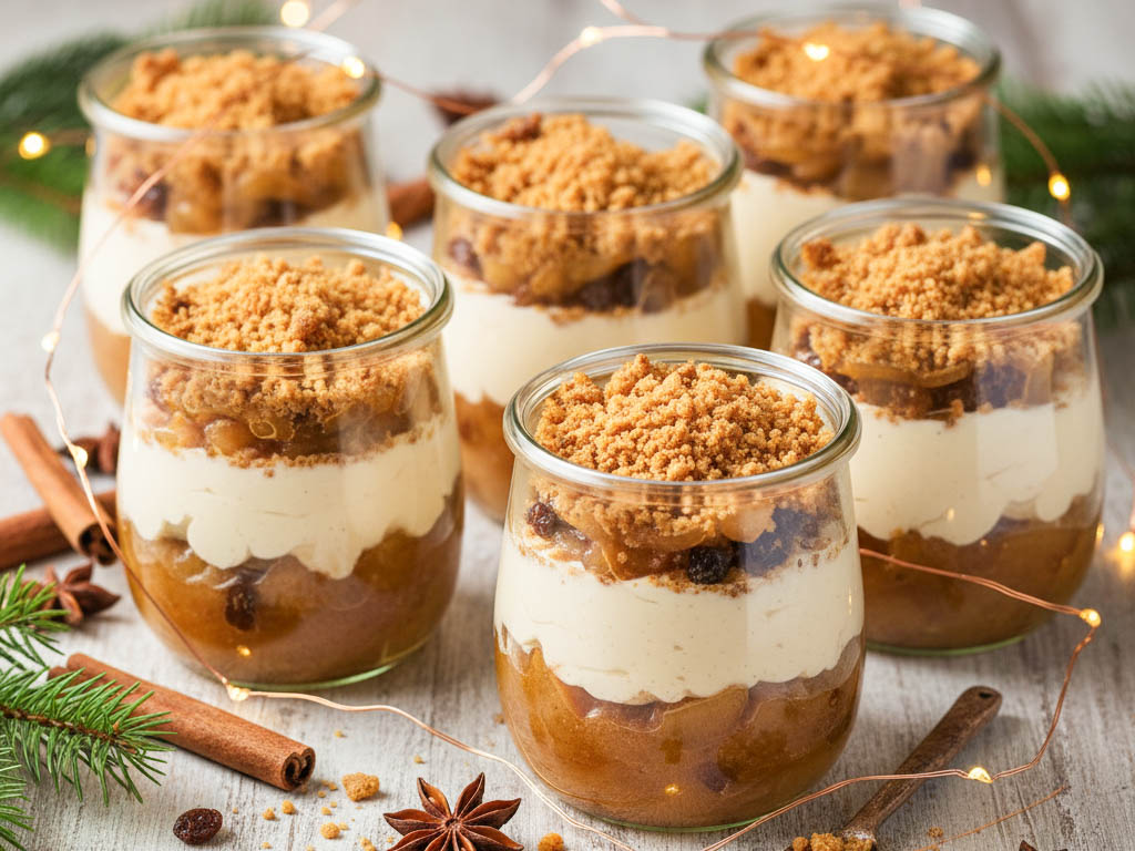 Bratapfel Traum im Glas (Schichtdessert)