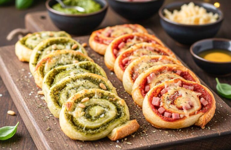 Blätterteig-Schnecken: Herzhaftes Fingerfood