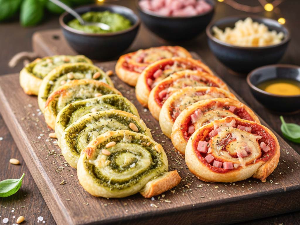 Blätterteig-Schnecken: Herzhaftes Fingerfood