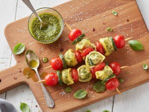 Gebackene Tortellini Spieße