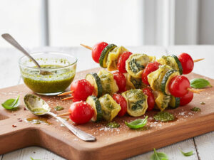 Gebackene Tortellini Spieße