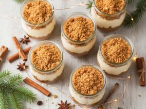 Bratapfel Dessert im Glas