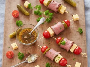 Rindfleisch Käse Spieße