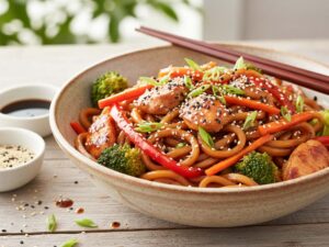 Chicken Teriyaki Nudeln