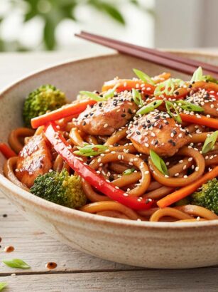 Chicken Teriyaki Nudeln