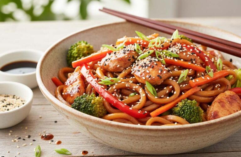 Chicken Teriyaki Nudeln