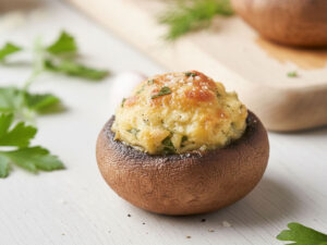 Gefüllte Champignons mit Frischkäse & Kräutern