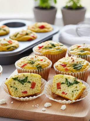 Eier-Muffins mit Gemüse (Meal Prep Frühstück)