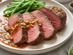 Knoblauchbutter Rinderbraten