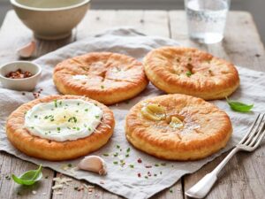 Airfryer Lángos (Fettarm & Knusprig)