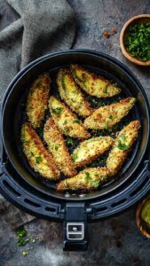 Knusprige Avocado Ecken aus dem Airfryer