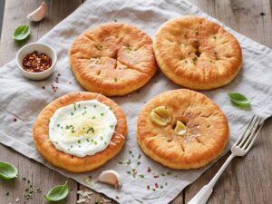 Airfryer Lángos (Fettarm & Knusprig)