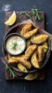 Knusprige Avocado Ecken aus dem Airfryer