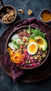 Knuspriger Reis Salat