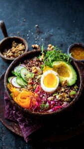 Knuspriger Reis Salat